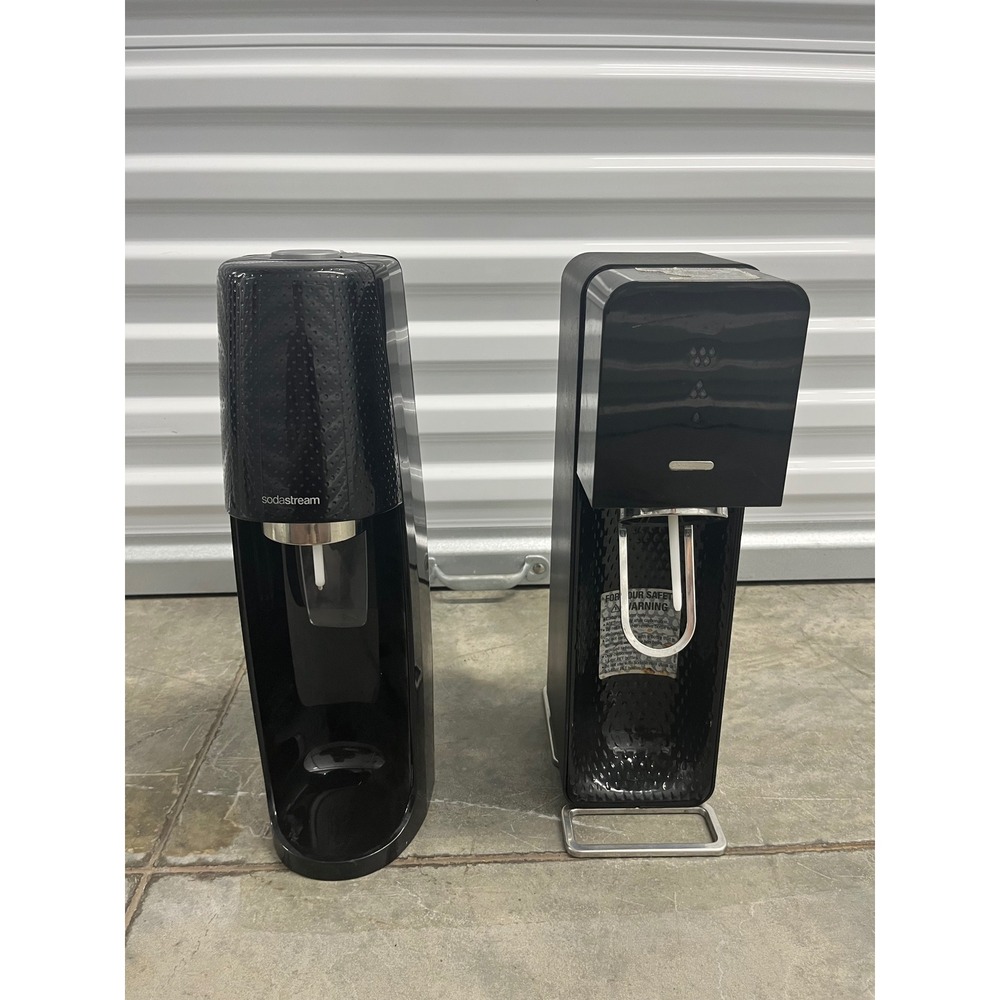 SodaStream Fizzi and Source Sparkling Water Maker Bundle Black Carbonators
